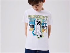 Name It bright white Minecraft t-shirt